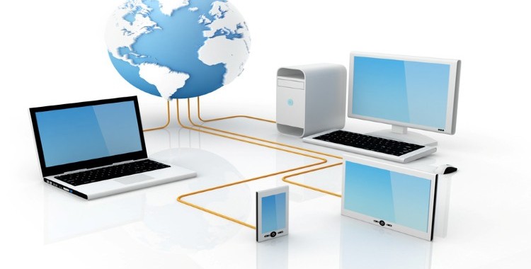 Picture of Electronic Devices connected to world wide web